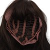 Women Synthetic Wig Long Straight Black Wigs Elastic Hair Wig
