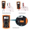 Digital Multimeter with Premium Probes, Measures AC/DC Voltage, Current, Resistance,
