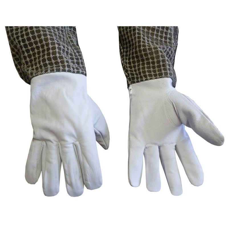 AGS Beekeeper gloves 3 Layer Ultra Ventilated Green Bee keeping