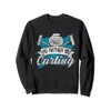 Curling Broom & Curling Stone I'd rather be Curling Sweatshirt