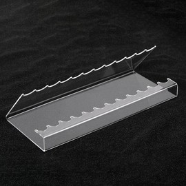 【P14】Transparent Acrylic Pen Holder Stationery Store storage organizer:_12 hole 29*13*8cm