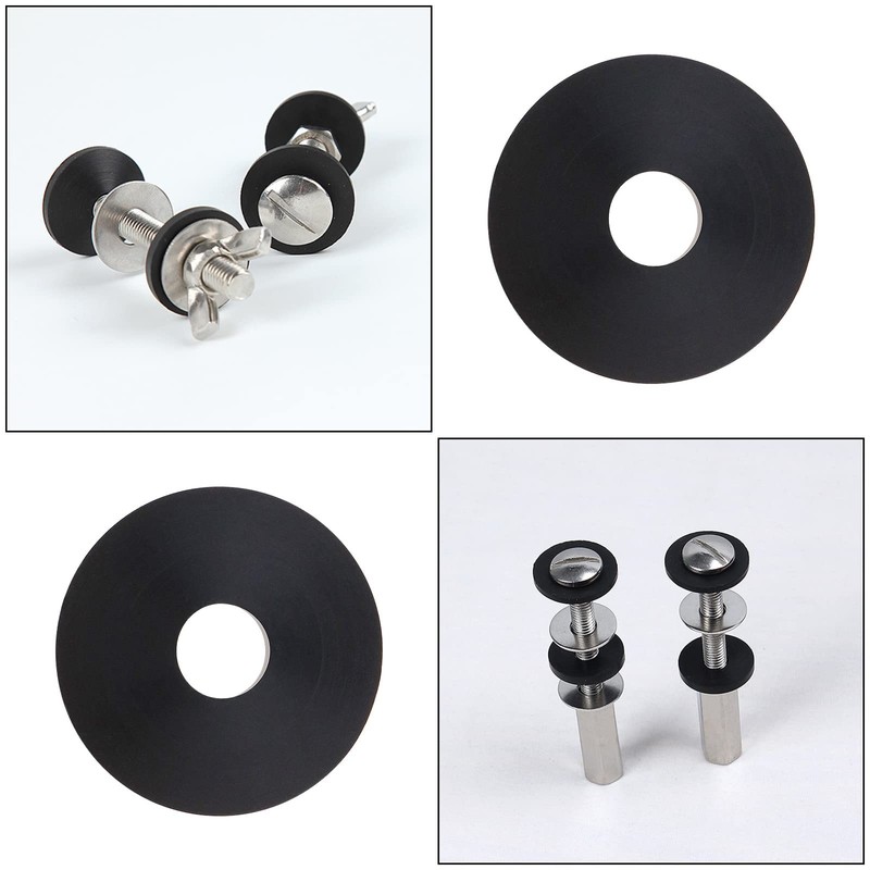 ECSiNG 10Pcs Toilet Seat Washer Replacement Toilet Seat Hinge Fitting