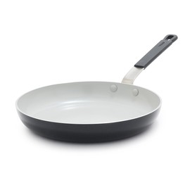 GreenPan x Bobby Flay 10" Nonstick Frying Pan Skillet, PFAS-Free Diamond Ceramic, Induction Suitable, Stay-Cool Silicone Handle, Easy Clean Dishwasher & Oven Safe, Egg & Omelet Pan, Graphite