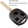 Multibao Remote Control Key Case 3 Button Key Fob Shell