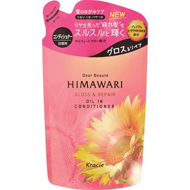 Dear Beaute HIMAWARI Kracie Oil In Hair Conditioner 360 g - Large & Repair - Refill (Green Tea Set)