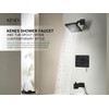 KENES Tub Shower Faucet Set Complete, Matte Black Tub and