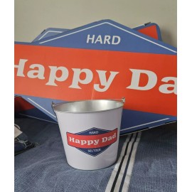 Happy dad New Happy Dad Drink Beer Ice Bucket Man Cave Bar Decor LTD EDITION