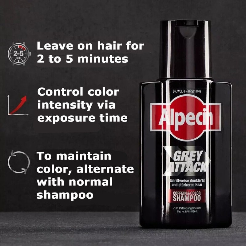 Alpecin @ Grey Attack New Innovation Shampoo For Grey Hair