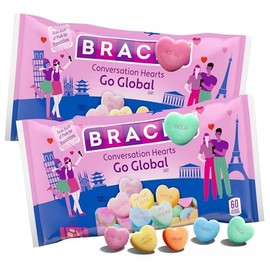 Tiny Conversation Heart Candies - Valentine’s Day Pastel Candy Hearts with Multilingual Love Messages – Classic Sweet Treat for Gifting & Sharing