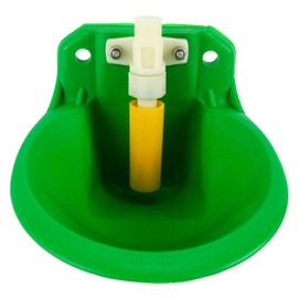 Homend Automatic Waterer Bowl Goats Waterer Sheep Drinking Water Bowl Livestock Drinker Bowl for Piglet Cattle Dog, Green