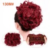 Curly Combs Clip In Hair Bun Extensions Easy Stretch Chignon