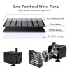 AISITIN DIY Solar Water Pump Kit for Water Feature Outdoor