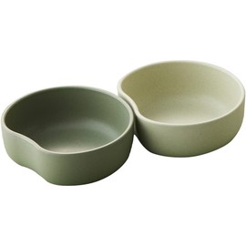 Jijinsha SUC 23062 Bowl 5.1 fl oz (150 ml), Set of 2, Green, Antibacterial