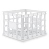Sterilite Storage Crate, Stackable Plastic Bin Open Basket with Handles,