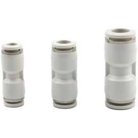 Pneumatic Connector Hose Connector Set of 3 Compressed Air Connectors IQS Straight 4 mm 6 mm 8 mm 10 mm 12 mm 14 mm 16 mm (Diameter 4 mm)