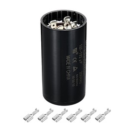 PATIKIL Motor Start Capacitor, 161-193uF/Mfd 250V 50/60Hz CD60 Run Capacitor Motor Starting Capacitor for Electric Motor Starts Running, Black