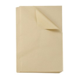 HARFINGTON 200pcs Parchment Paper Square Sheets 5.91" x 9.84" Waterproof Dry Food Wrapping Paper for Sandwich Baking Paper Liners Picnic Basket Bread Hamburger Wrap Kitchen, Wood Color