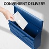YOOBOX Wall Mount Mailbox for House Outside, Large Capacity Mailbox