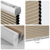 BlinDecor Blackout Cellular Shades Cordless 34 x 64 in Honeycomb