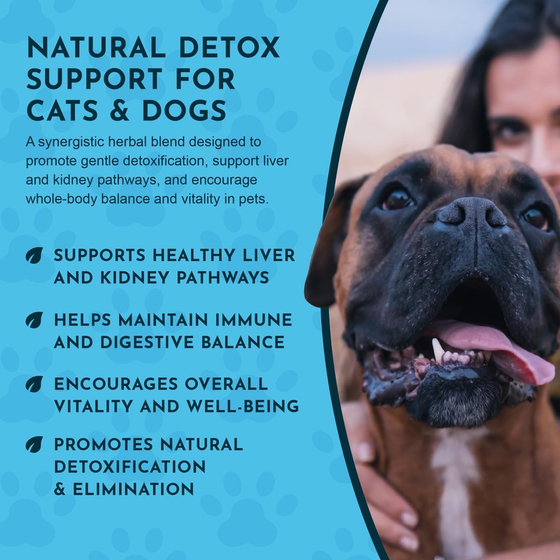Animal Essentials Detox Blend Liver Support for Dogs and Cats,