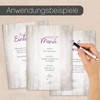 Writing Paper Set Wood Motif, 50 Sheets 90 g/m², DIN