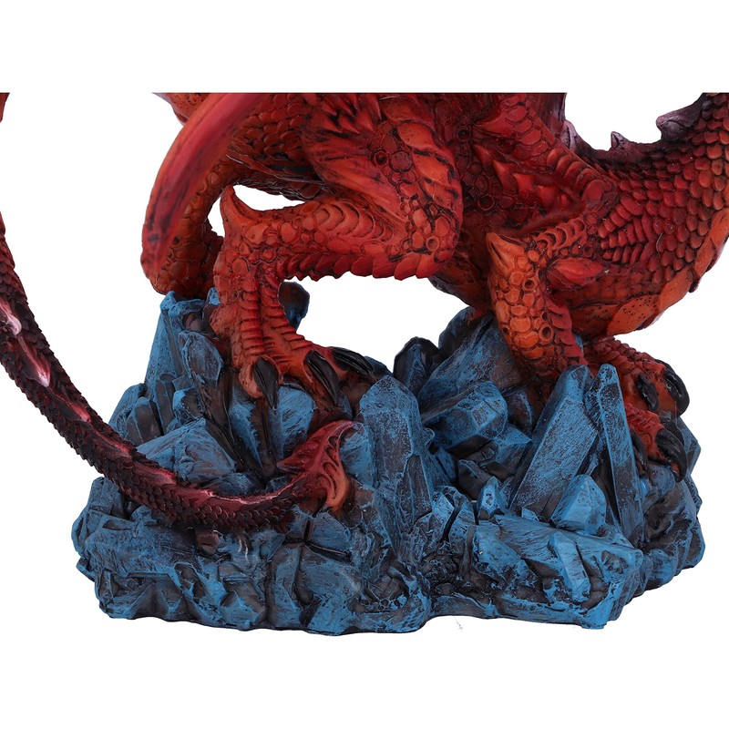 Nemesis Now Crimson Guard Dragon Figurine 16.5cm, Red, U5543T1