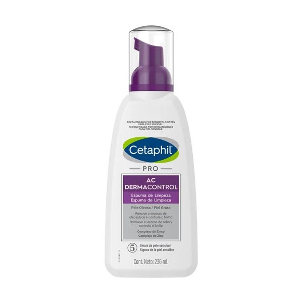 Espuma De Limpieza Cetaphil Pro Ac Dermacontrol De 236ml