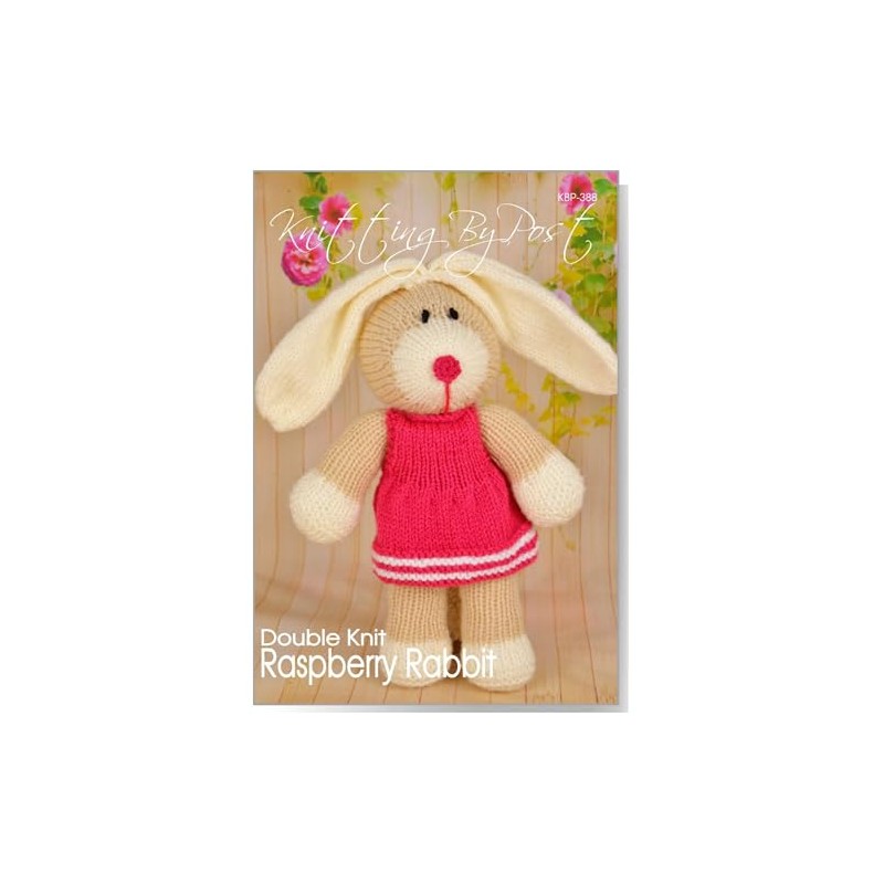 Knitting Pattern Raspberry Rabbit from Knitting by Post - Spring