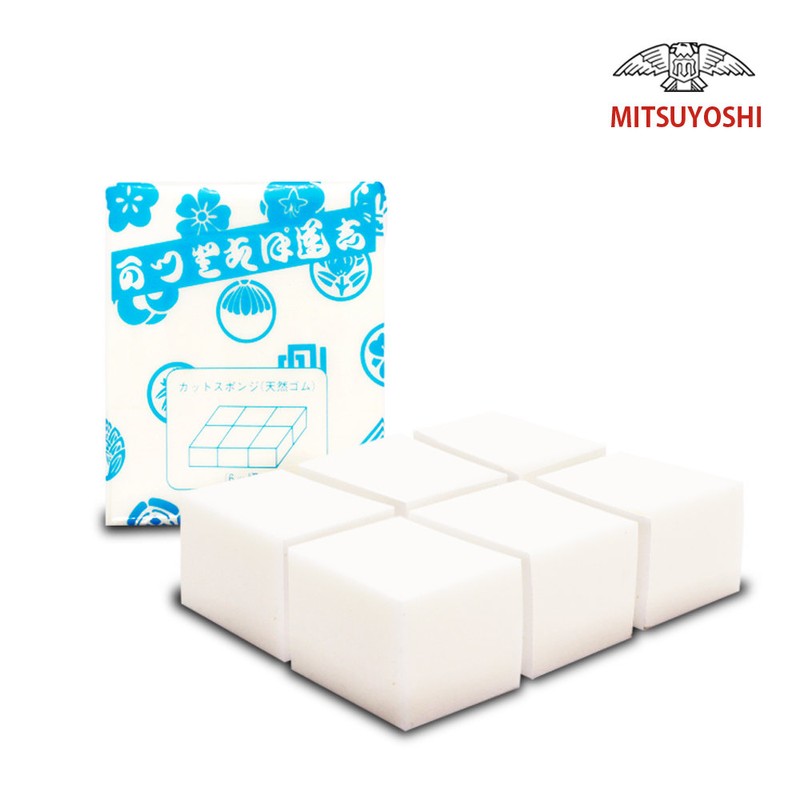Mitsuyoshi Genuine Natural Latex Sponge 3CUT / 6CUT / 8CUT,