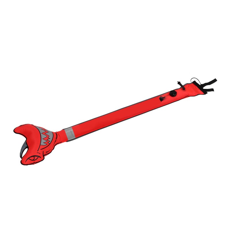 Surface Marker Buoy Scuba Diving Inflatable Safety Tube Hammerhead Shark