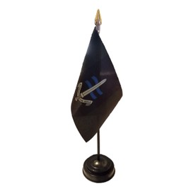 Special Boat Service Military 6" x 4" Flag With Black Base