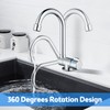 Folding Kitchen Faucets Polish Chrome Single Handle Basin Mixer Tap