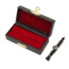 Miniature Oboe Brooch for Music Lover Exquisite Rust Protection Miniature