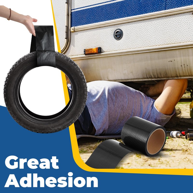 Pushglossy 2 Roll RV Underbelly Material Belly Tape 6" x