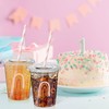 Skybooly 50 Pcs Boho Rainbow First Birthday Plastic Cups with