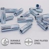 SKIR'CO (6 pcs) Knurled Drop in Anchors M10 x 40