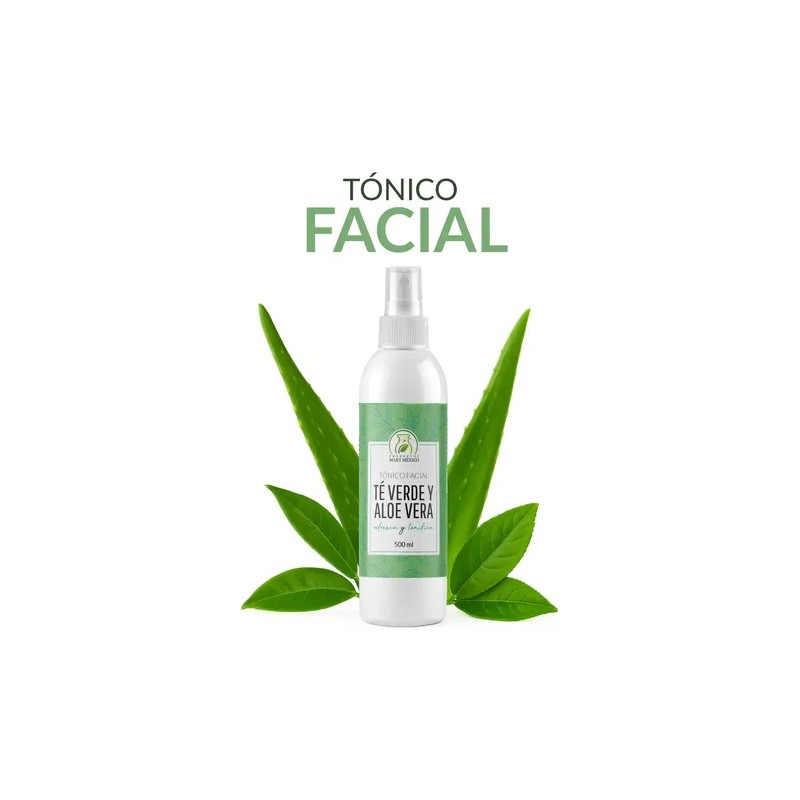 Tónico Facial De Té Verde Y Aloe Vera Calma Y