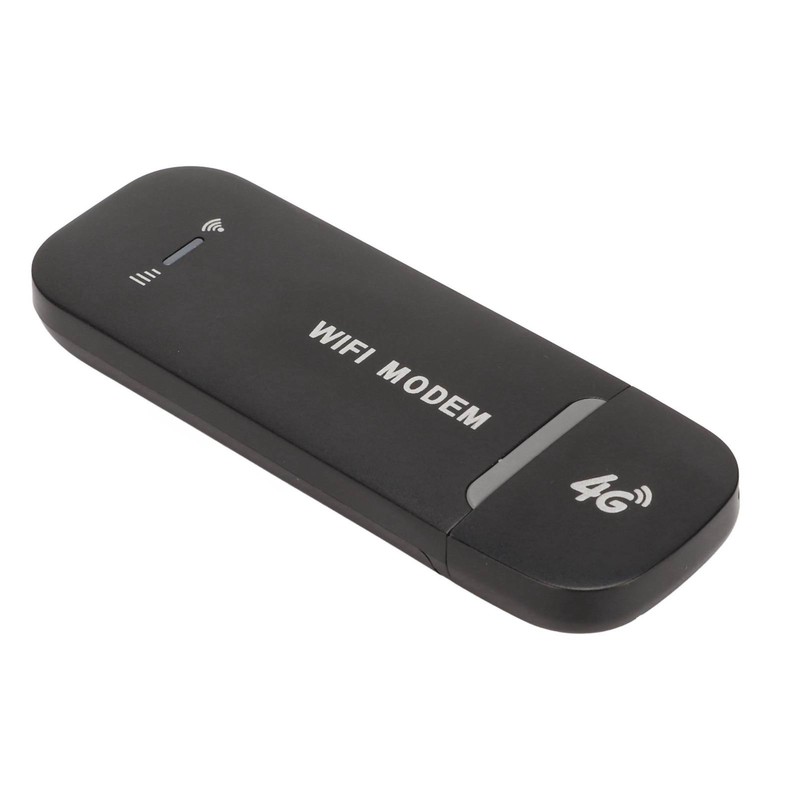 4G WiFi Router Black Up to 10 Users Stable Easy