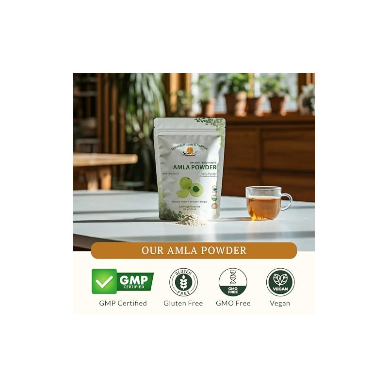Sewanti Sewanti Organic Amla fruit Powder, NPN 80090917, 200 gram