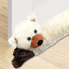 Novelty Dog Cat Design Soft Micro Fleece Draught Draft Excluder