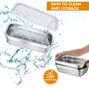 Suttmin 8 Pcs 304 Stainless Steel Food Storage Containers with