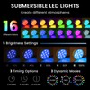LOFTEK Submersible Pool Lights with Remote, Rechargeable LED Pool Light,