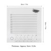 20x20cm Eyelash Extension Plastic Tray Clear Scale Transparency Eyelash Extension