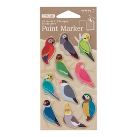 Midori 11387006 Sticky Paper Point S Tri-Pattern