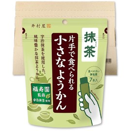 Imuraya PSJBOX Mini Stick, Yokan, Small Yokan Eaten with One Hand, Matcha, 3.6 oz (98 g), Individual Packaging, Yokan