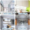 Airand Utility LED Shop Light Fixture 2FT 4FT with Plug,