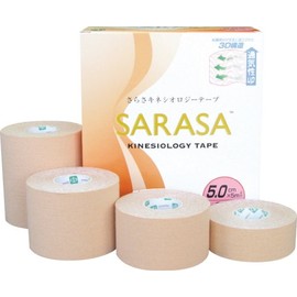 Pharos KL375 Kinesiology Tape Beige, 1.5 inches (3.75 cm) Width x 16.9 ft (5.0 m), 8 Rolls
