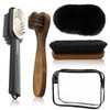 DERJDISF Shoe Brush - 5pcs Shoe Cleaning Kit, Suede &