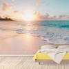 SIGNFORD Wall Mural Romantic Beach Removable Wallpaper Wall Sticker for