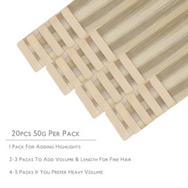 WENNALIFE Tape in Hair Extensions Human Hair, 20pcs 12 inch 40g Ombre Ash Blonde to Golden Blonde Balayage Platinum Blonde Real Human Hair Tape Extensions Remy Straight Tape Hair Extensions